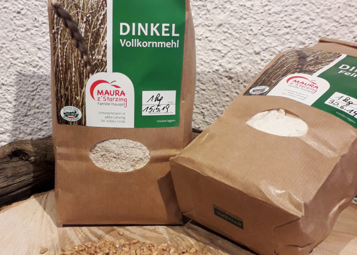 maura z'starzing familie hausjell produkte getreideprodukt dinkel